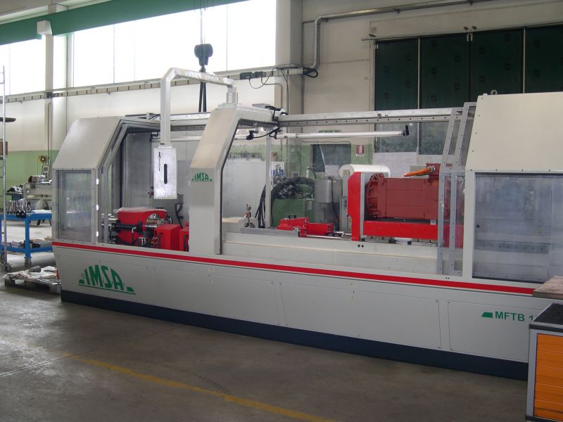 Máquina para el taladrado en ejes de piezas cilíndricas MFTB 1 mftb 7